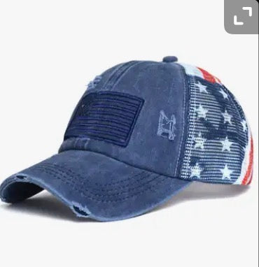 FLAG PATCH full back decor trucker