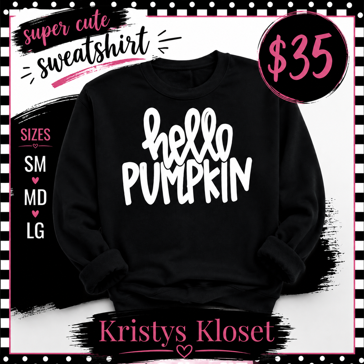 HELLO PUMPKIN COZY SWEATSHIRT
