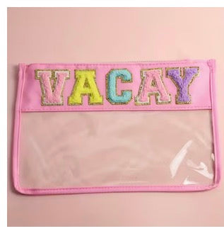 VACAY CLEAR CLUTCH BAG