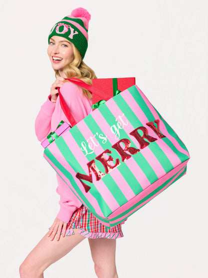 "JOY" BEANIE, GREEN