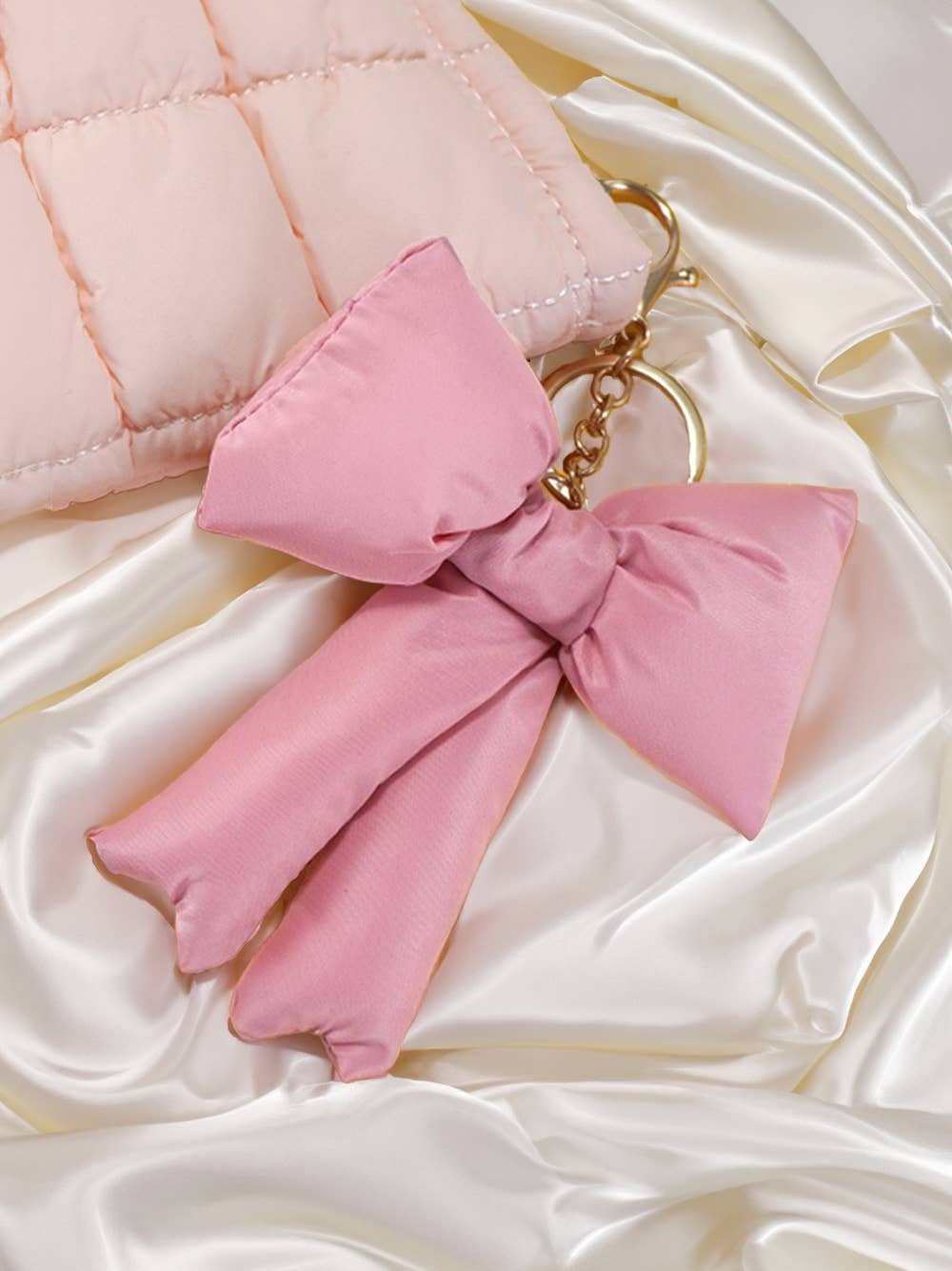 Cute 3D Bow Knot Keychain