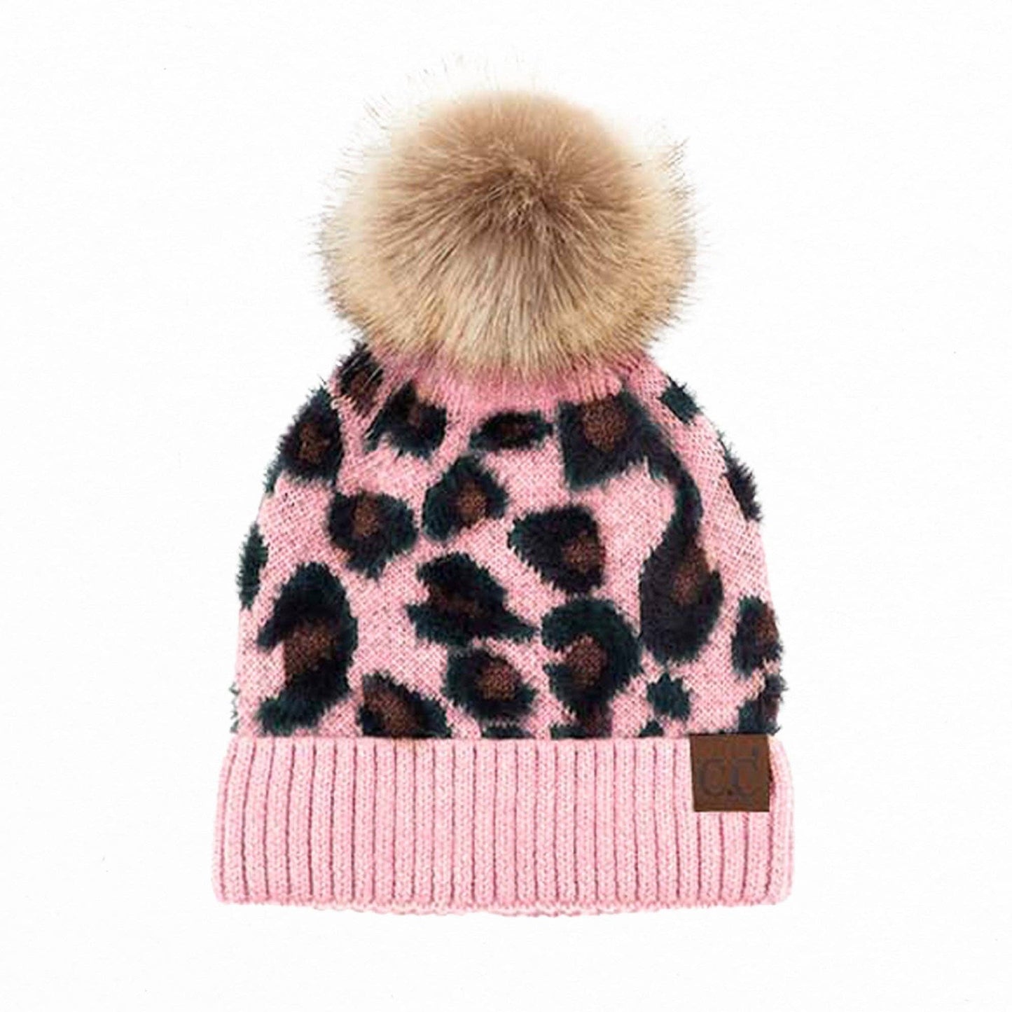 CC Beanie Leopard Winter beanie!
