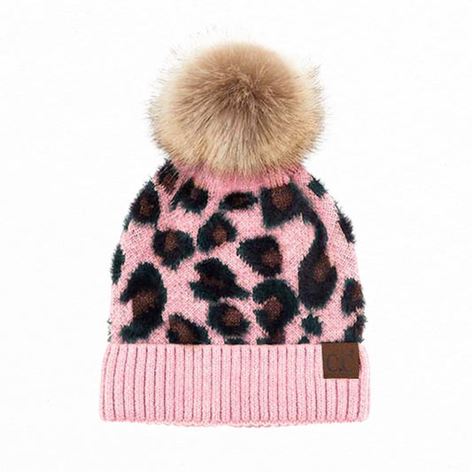 CC Beanie Leopard Winter beanie!