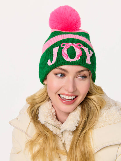 "JOY" BEANIE, GREEN