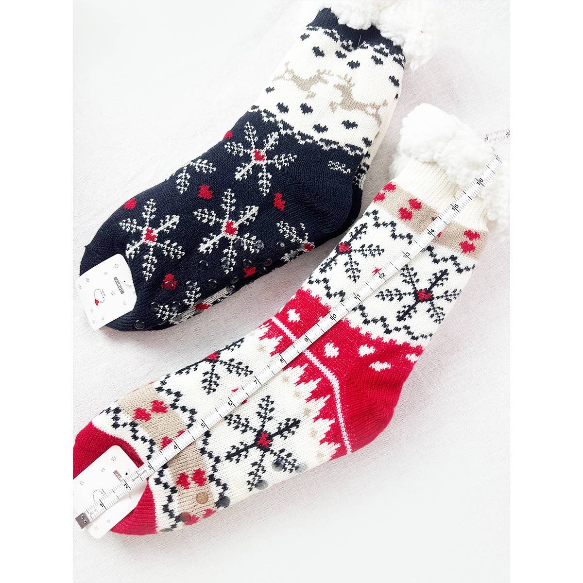Christmas Fuzzy Slipper Winter Non Slip Warm Socks