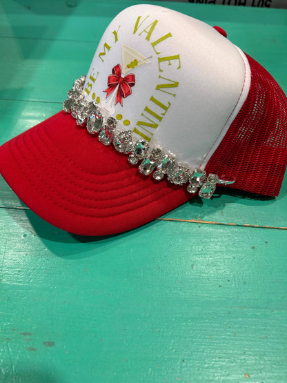 Jumbo Rhinestone Trucker Chain | Hat Jewelry | Sparkle |