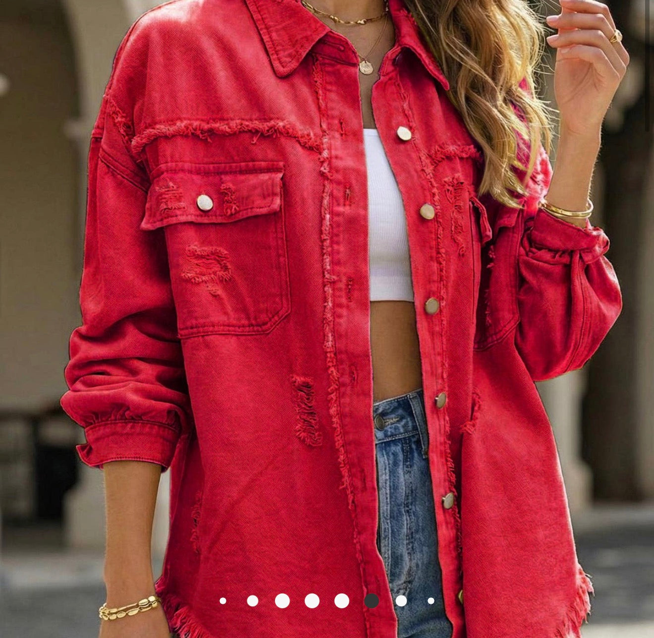 RAW EDGE DENIM JACKET