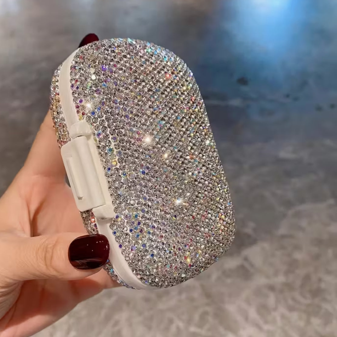 Full-Bling Rhinestone Pill Holder
