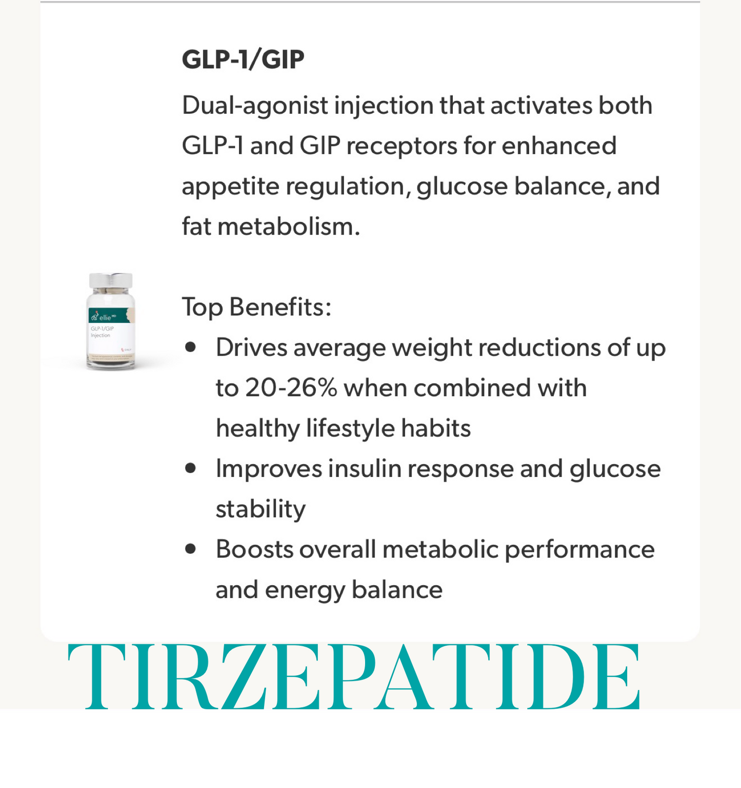 TIRZEPATIDE for WEIGHT MANAGEMENT