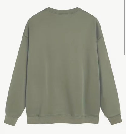 COFFEE WEATHER SAGE GREEN SWEATSHIRT