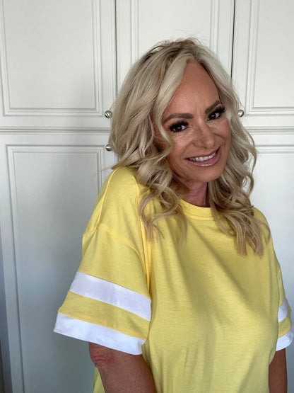YELLOW JERSEY BUTTER SOFT TEE