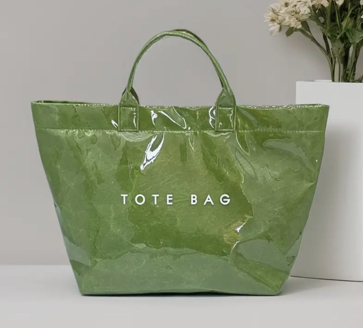TOTE BAG SAGE GREEN