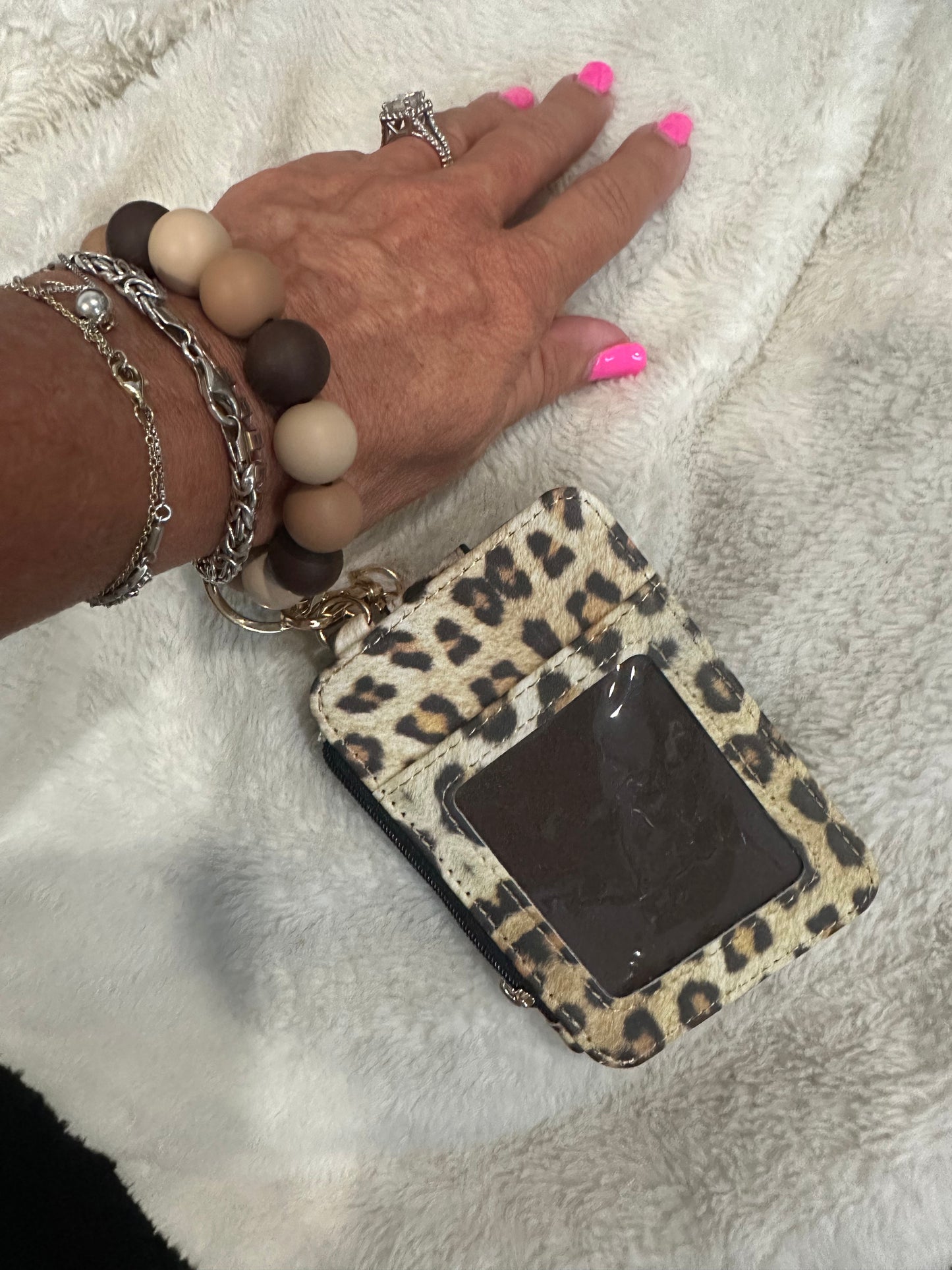 Chic Card Holder Key Chain