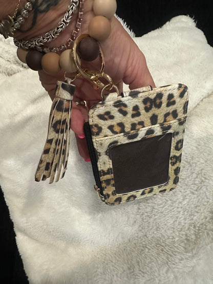Chic Card Holder Key Chain