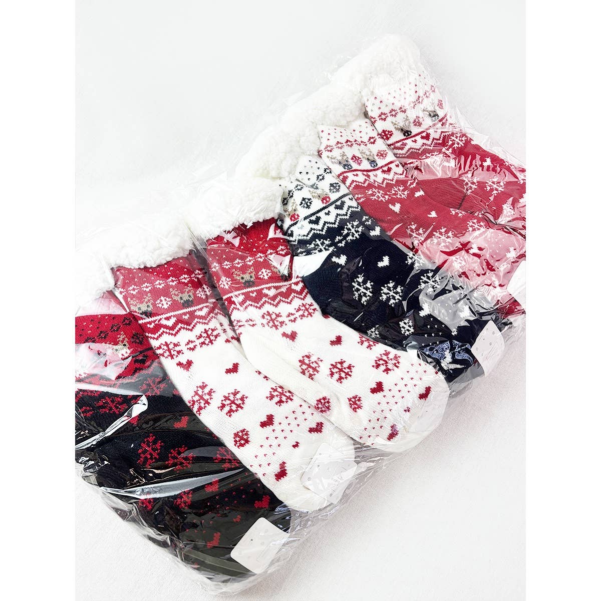 Christmas Fuzzy Slipper Winter Non Slip Warm Socks