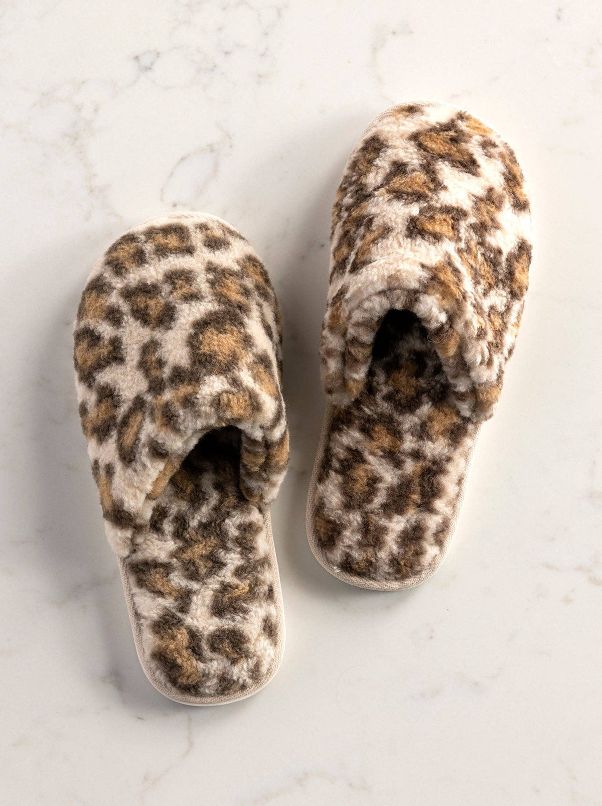 AVIGNON LEOPARD PRINT SHERPA SLIPPERS, MULTI