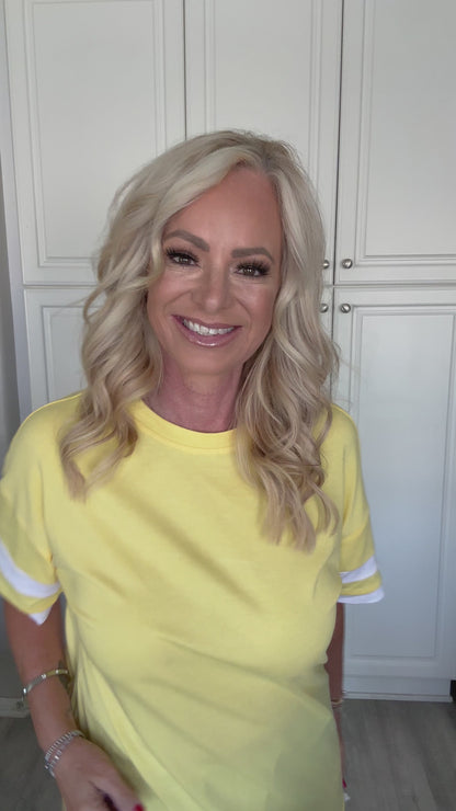 YELLOW JERSEY BUTTER SOFT TEE